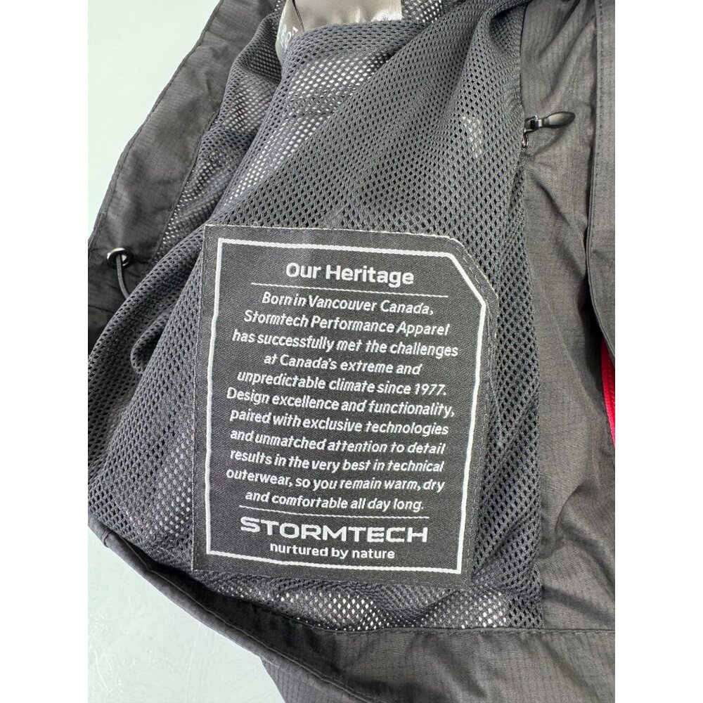 Chevy Corvette Stormtech Hooded Raincoat Waterproof Jacket Men Medium M Full Zip - Picture 12 of 13
